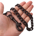 Заводская судоходная транспортная доставка Black Dog Leasese Dog Chain воротники из нержавеющей стали цепь поводки домашних животных для тренировок собак